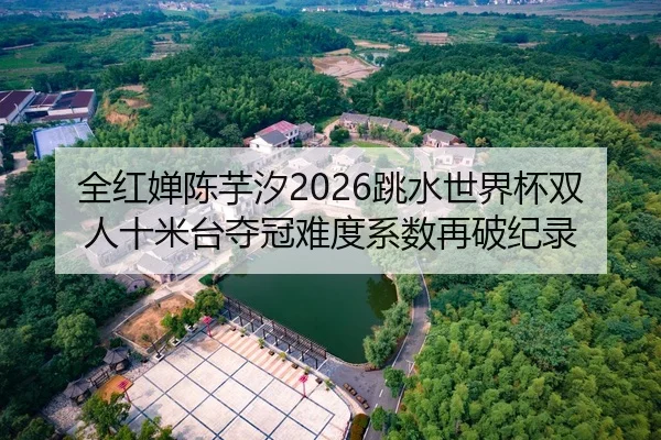 全红婵陈芋汐2026跳水世界杯双人十米台夺冠难度系数再破纪录